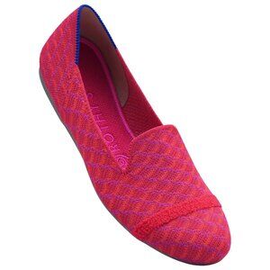 NWOB RETIRED Rothy's Pomegranate Grid Loafer Flats, Size 9.5